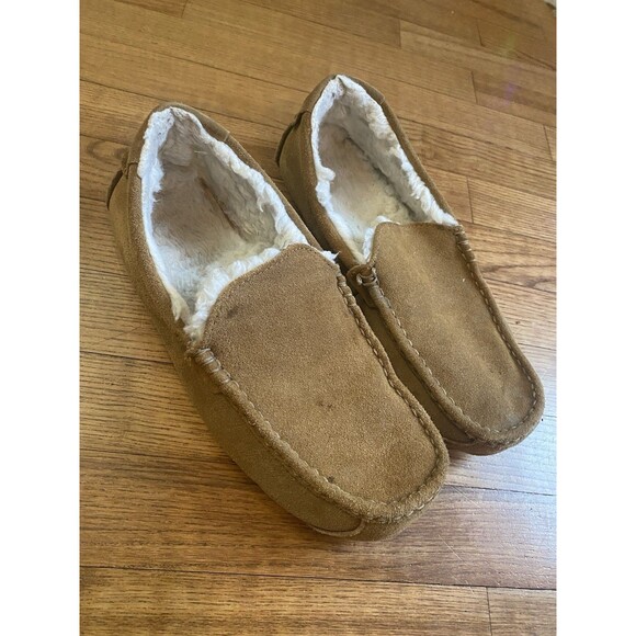 Mens Size 10 Chestnut UGG Koolaburra Tipton Suede Slippers Loafers 1105893 Used main image 6